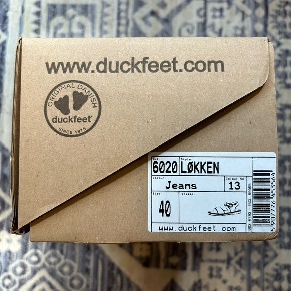 Duckfeet Lokken Jeans Sandals Size 40 - Picture 4 of 6